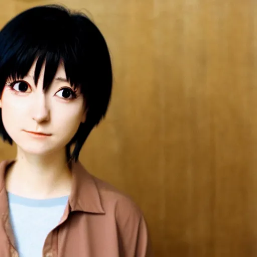 Prompt: lain iwakura as a real person
