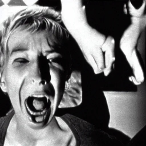 Prompt: movie still of psycho ( 1 9 6 0 ), psycho ( 1 9 6 0 ) screaming girl scene, cinematic composition, cinematic light