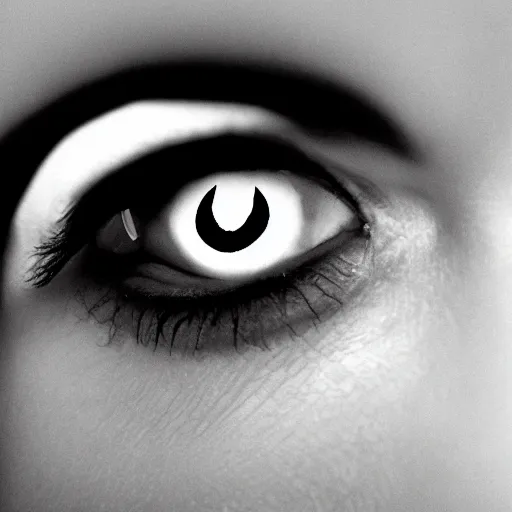 Image similar to is this to be an empathy test? capillary dilation of the so - called blush response? fluctuation of the pupil. involuntary dilation of the iris