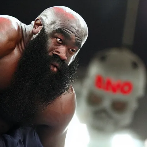 Prompt: kimbo slice fights again