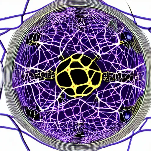 Image similar to necromorphic artificial neurons network