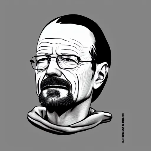 Image similar to walter white as a female, high quality digital art