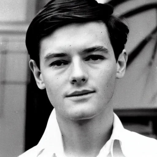 Image similar to young adult maurice ronet in 1 9 6 3