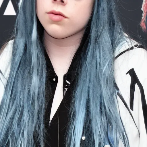 Image similar to Billie Eilish 4k detail