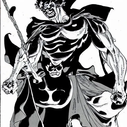 Image similar to Hades by frank miller