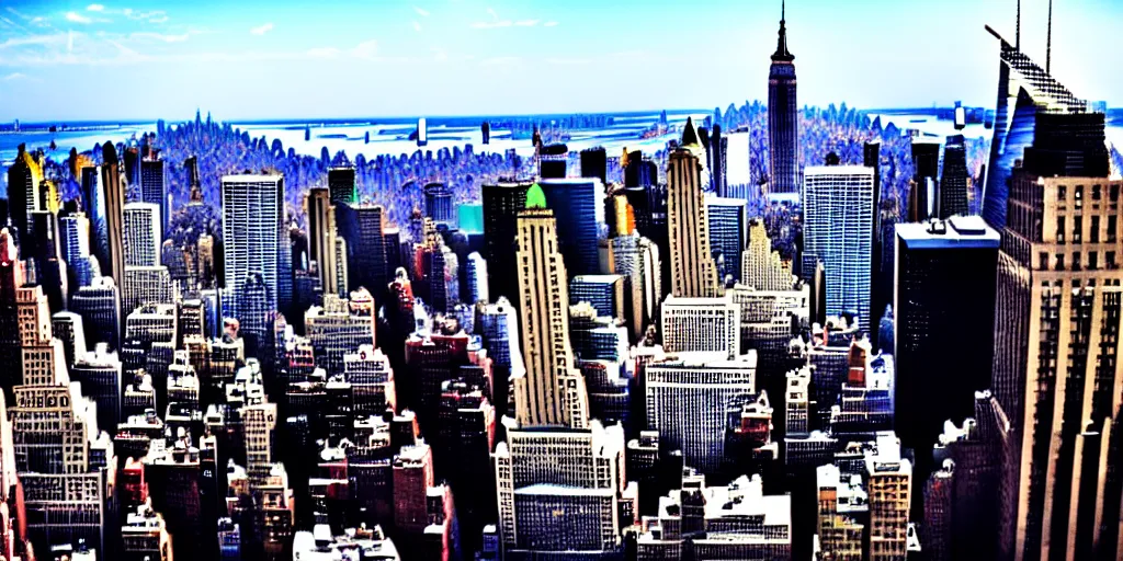 Image similar to new york city