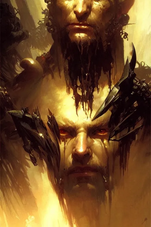 Image similar to daemonhost portrait dnd, painting by gaston bussiere, craig mullins, greg rutkowski, yoji shinkawa