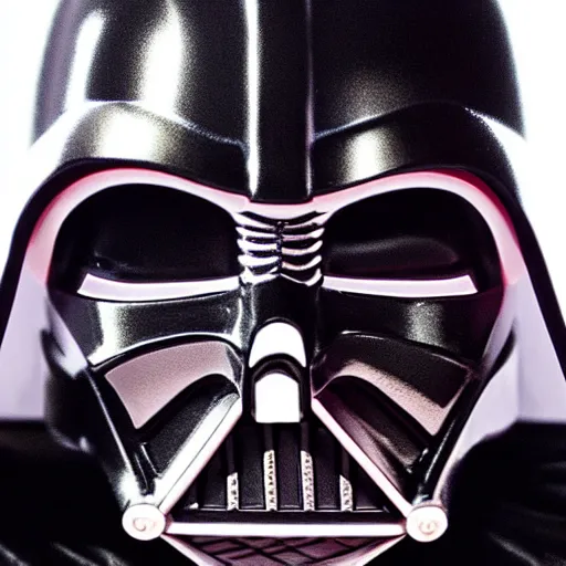 Image similar to darth vader mask close up, dark, faint red lighting, realistic, highly detailed