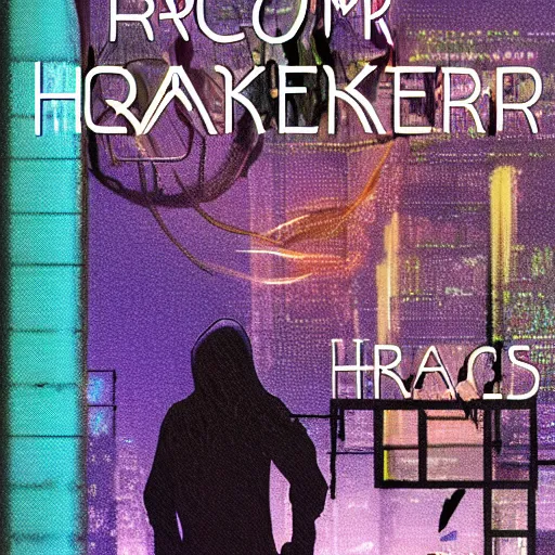 Image similar to book cover for prompt hacker