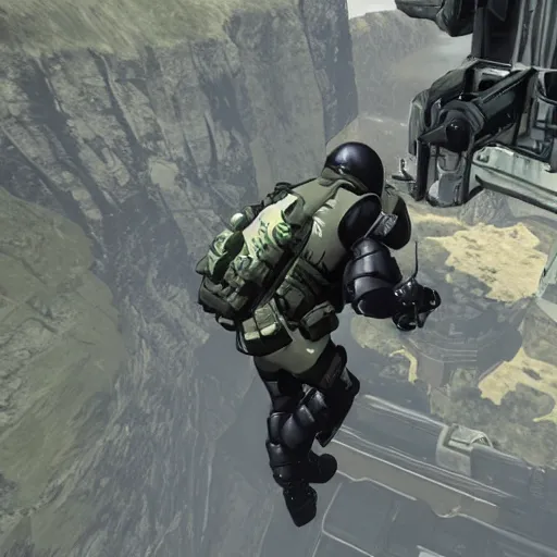 Prompt: odst drop