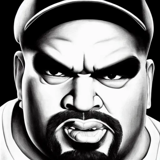 Image similar to ultra realistic portrait painting of big pun, art by akira toriyama, 4 k, dragon ball artstyle, cel shaded, highly detailed, epic lighting