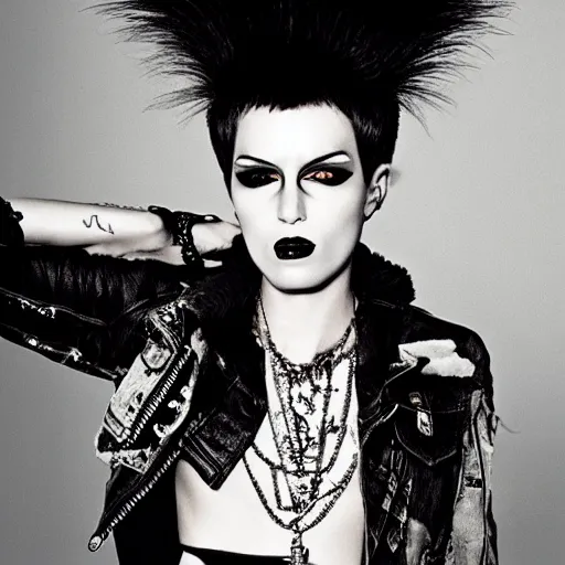 Image similar to Punk girl by Mario Testino