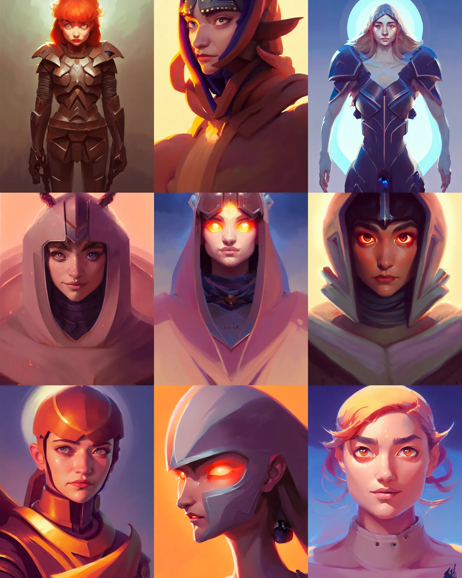 Prompt: symmetrical centered painted portrait, Imogen Poots as a paladin, matte painting concept art, official fanart behance hd artstation by Jesper Ejsing, by RHADS and Makoto Shinkai and Lois van baarle and ilya kuvshinov and rossdraws