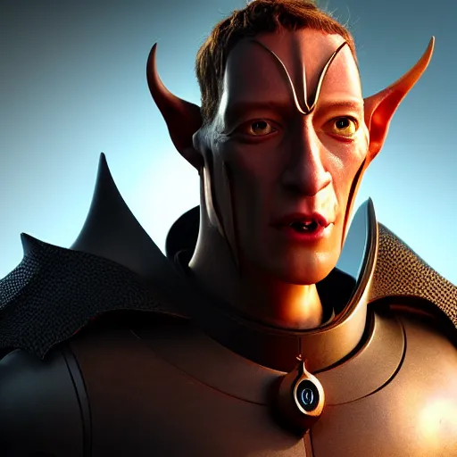 Prompt: a full character portrait of marc zuckerberg as sauron, the pixar adaptation, with same hairstyle, hyper detailed, digital art, trending in artstation, cinematic lighting, studio quality, smooth render, unreal engine 5 rendered, octane rendered