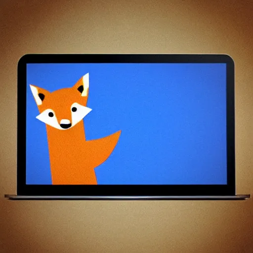 Image similar to 🦊💻⌨️