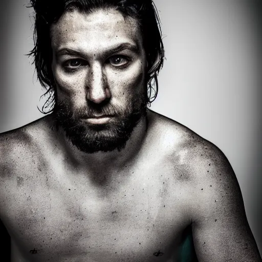 Image similar to 8k portrait photograph of Carter Manson. Dramatic.