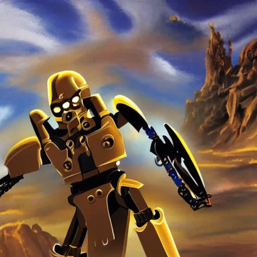 Image similar to bionicle jesus