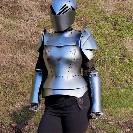 Prompt: armor made for women