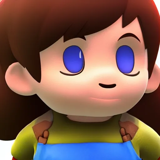 Prompt: villager from super smash bros, digital art, detailed, unreal engine 5, high quality, 4k