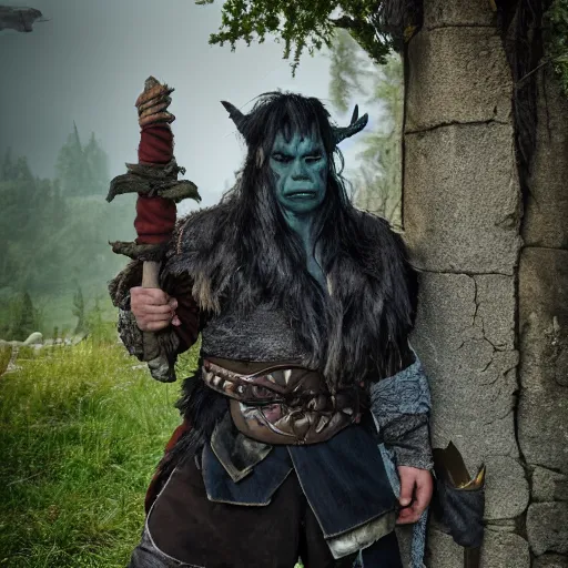 Image similar to a half-orc, today's featured fantasy photography