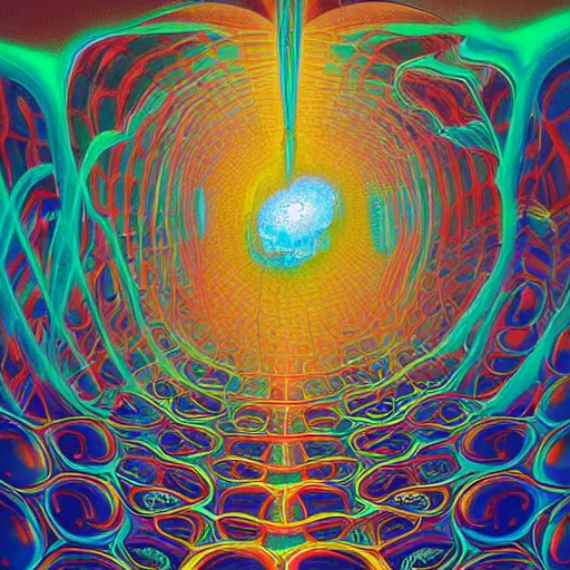 Image similar to hyperactive hyperrealism hyperspeed warp speed portal dimensional shift dimensional rift tear reality time space continuum broken time multiverse multiversity incredible incomprehensible otherworldly detailed maximalist trippy apophasis psychedelic colorful abyss chasm of dimensions by greg rutowski and victo ngai and moebius jean girard james gurney artstation