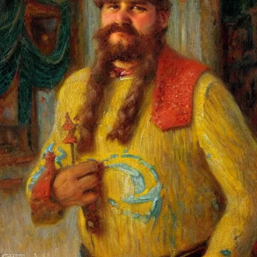 Image similar to Gaston Bussiere portrait of Spongebob Squarepants