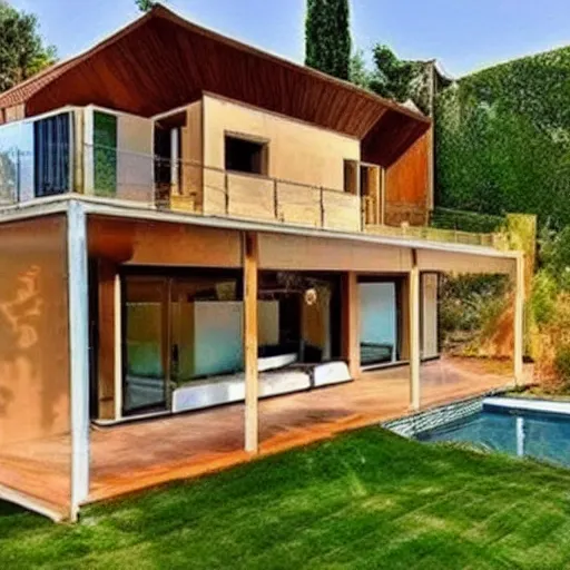 Image similar to a verry cool house