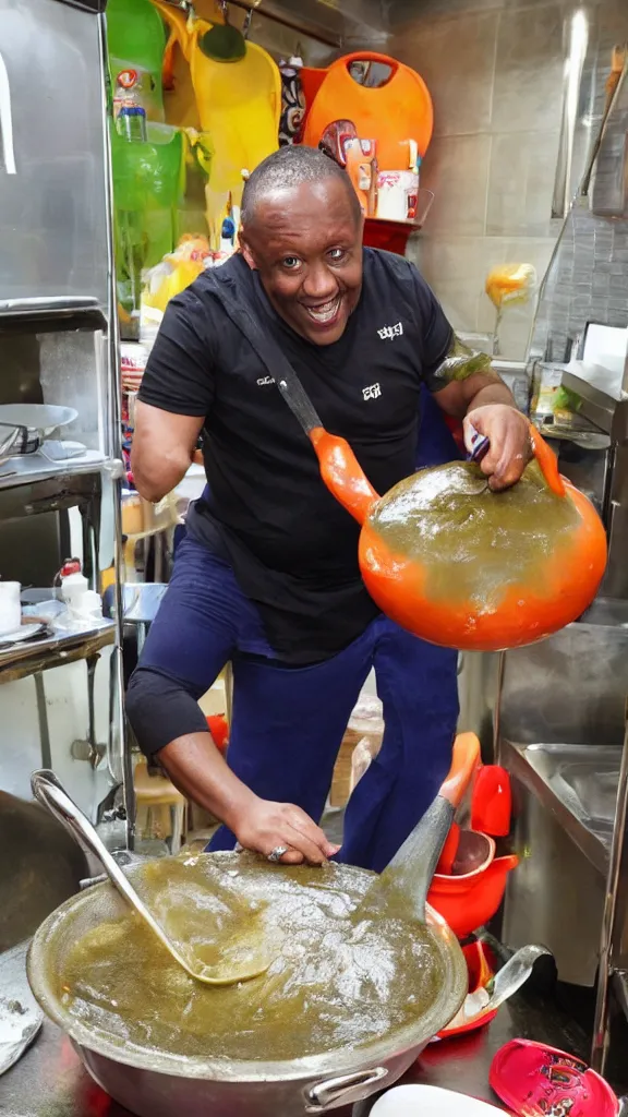 Image similar to dave benson phillips cooking up a cauldron of gunge