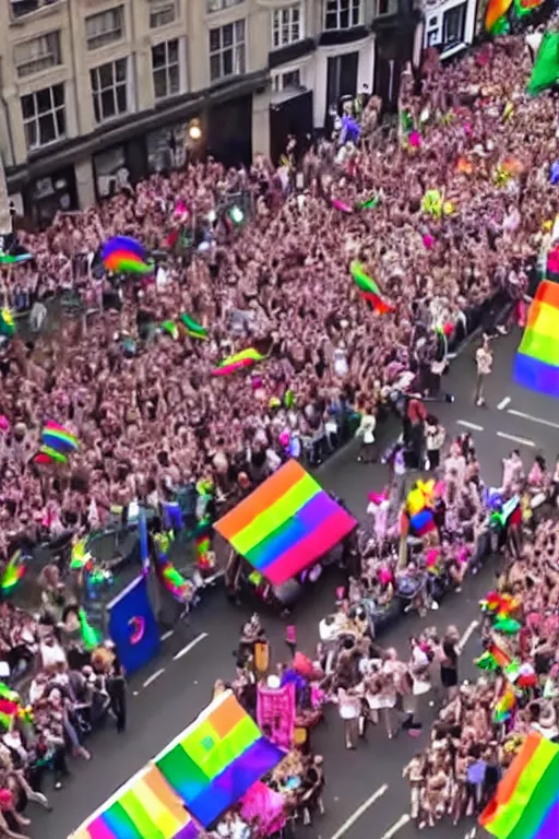 Image similar to pride parade london cctv footage