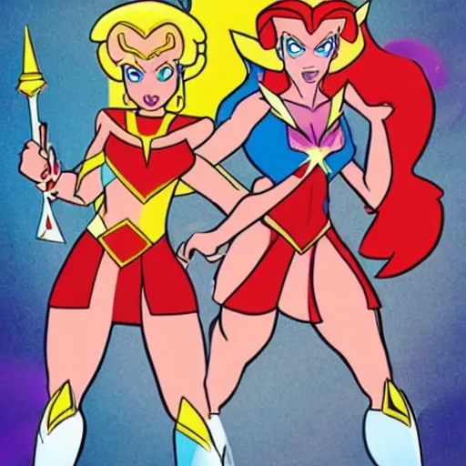 Prompt: Double Trouble from She-Ra and the Princesses of Power