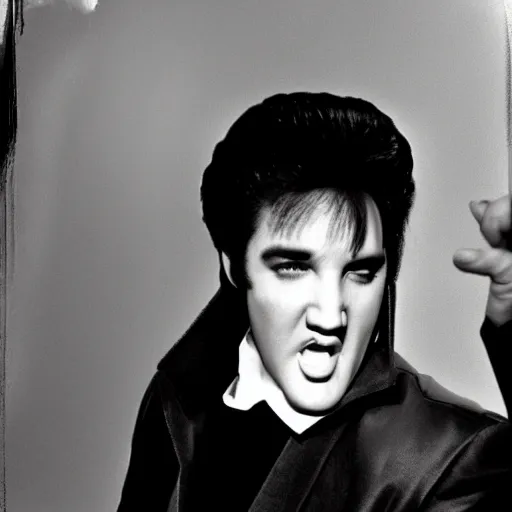 Image similar to photo of elvis in elizabethan fashion