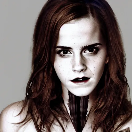 Image similar to emma watson as a vampire from twilight