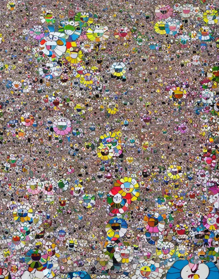 Image similar to hyper detailed industraial & utility by takashi murakami