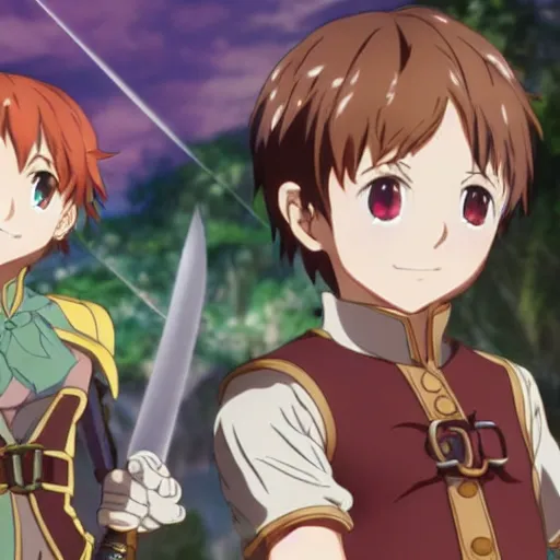 Prompt: Peter pan in Sword Art online