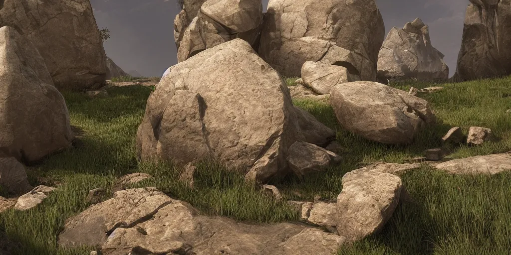 Prompt: 🗿, unreal 5, hyperrealistic, realistic, photorealistic, dynamic lighting, highly detailed, cinematic landscape, studio landscape, studio lighting