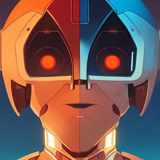 Image similar to face icon stylized minimalist robotech, loftis, cory behance hd by jesper ejsing, by rhads, makoto shinkai and lois van baarle, ilya kuvshinov, rossdraws global illumination