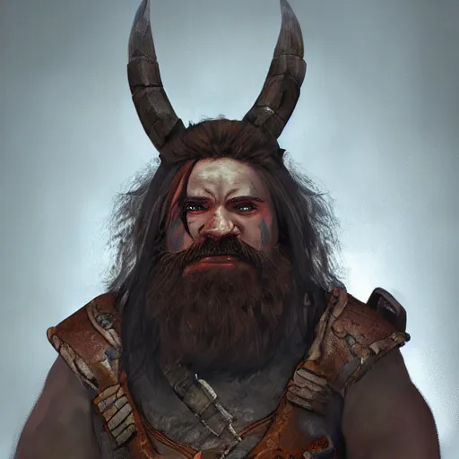 Prompt: a fantasy comic book style portrait painting of a dwarf berserker in a atmospheric dark fortress, unreal 5, daz, hyperreal