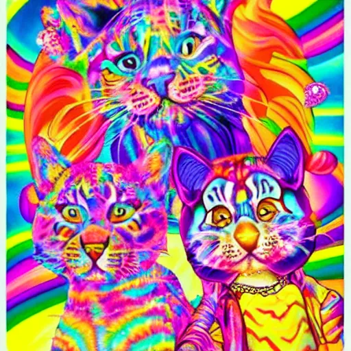 Prompt: mashup by lisa frank