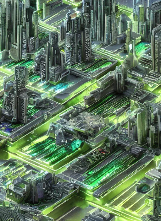 Image similar to solarpunk futuristic city, High definition, 4k, 35mm, green food production,