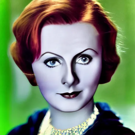 Image similar to greta garbo, technicolor, cinematic, 5 0 mm