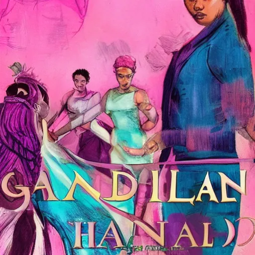 Image similar to gandhalf the pink