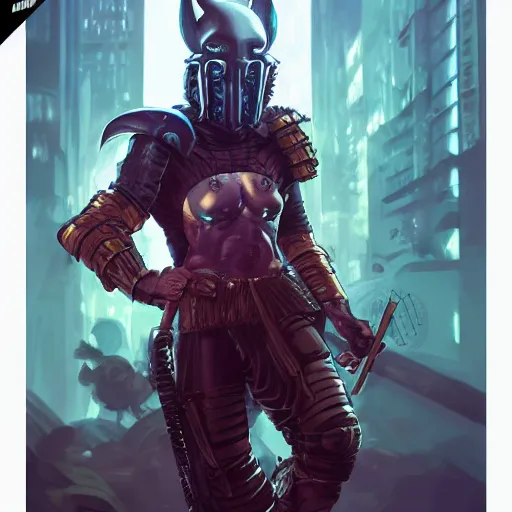 Image similar to cyberpunk viking helmet mask warrior goddess robot ninja fantasy, art gta 5 cover, official fanart behance hd artstation by jesper ejsing, by rhads, makoto shinkai and lois van baarle, ilya kuvshinov, ossdraws