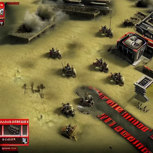 Image similar to 1944 D-Day in the video game Command and Conquer Red Alert 3