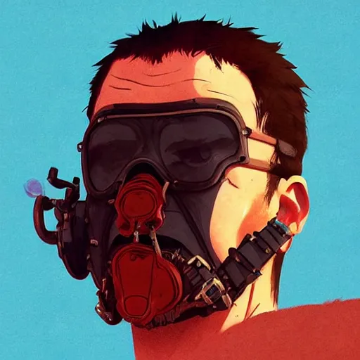 Image similar to face icon stylized minimalist mad max : fury road, loftis, cory behance hd by jesper ejsing, by rhads, makoto shinkai and lois van baarle, ilya kuvshinov, rossdraws global illumination