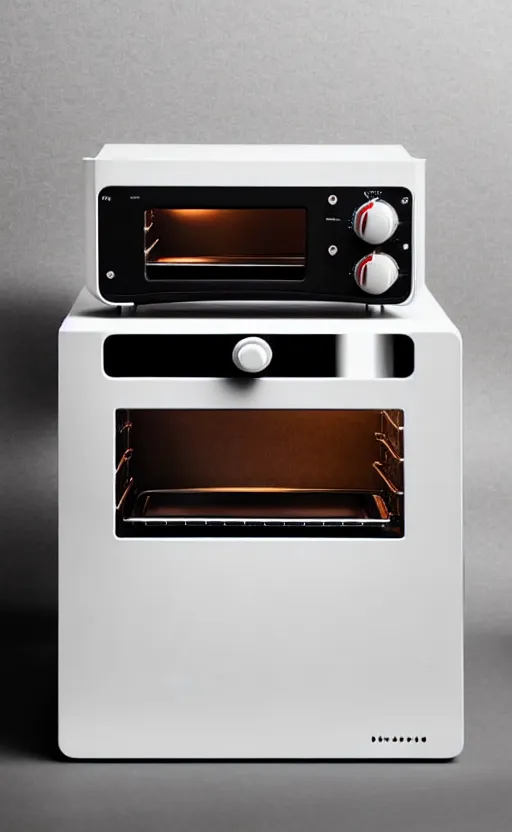 Image similar to a stylish electric toaster oven ; designed by marc newsom, zaha hadid, blonde, joseph and joseph, dieter rams ; natural materials ; industrial design ; behance ; le manoosh ; pinterest ; if design award ; reddot design award