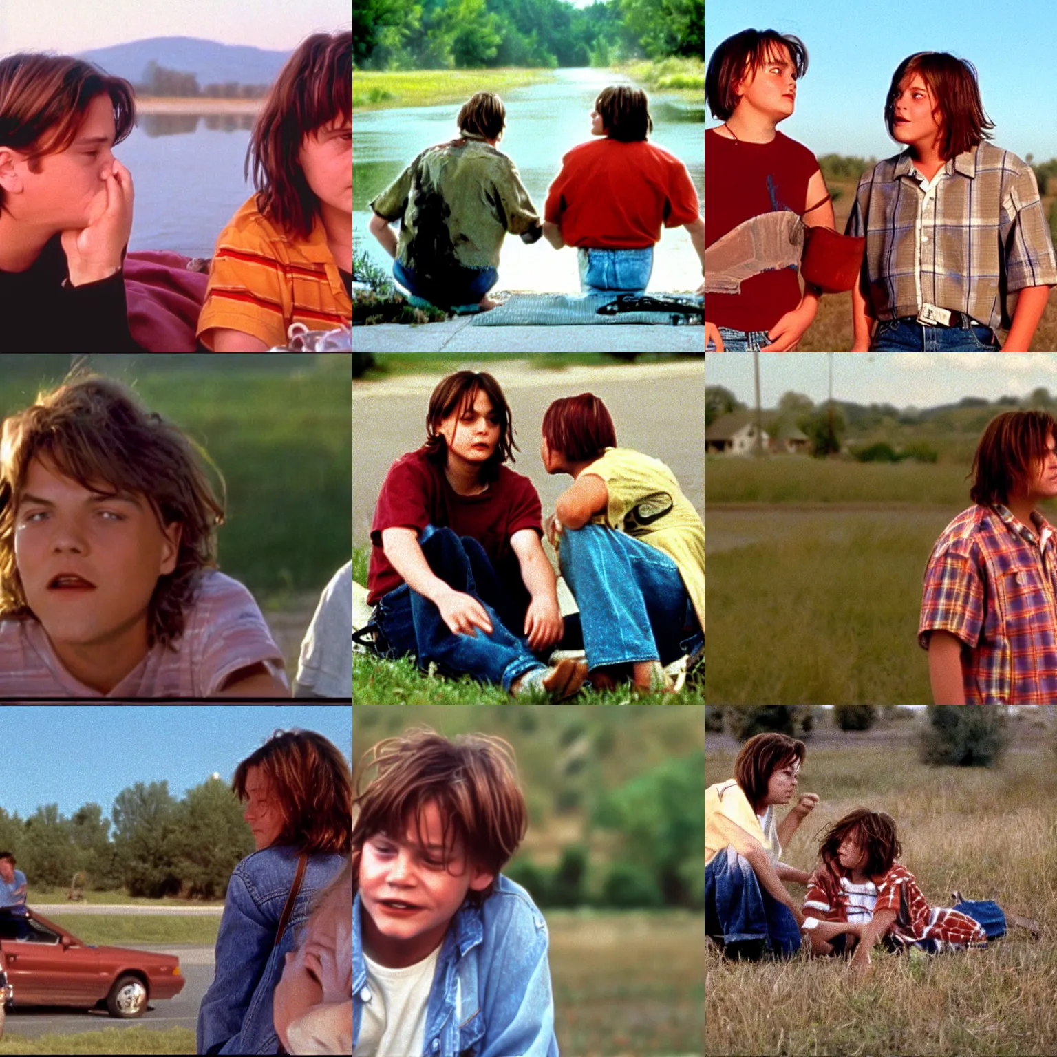 Prompt: a film still from what's eating gilbert grape ( 1 9 9 3 )