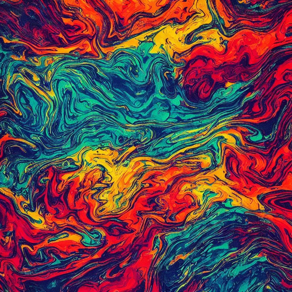 Prompt: beautiful liquid ink in acrylic paint texture with big oil bubbles. harmonic kilian eng colors marble abstraction. ultradetailed realistic art