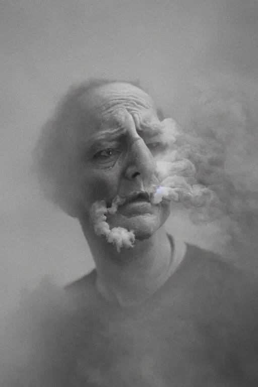 Prompt: Angriest man in the world, steam blowing from ears, photograph portrait