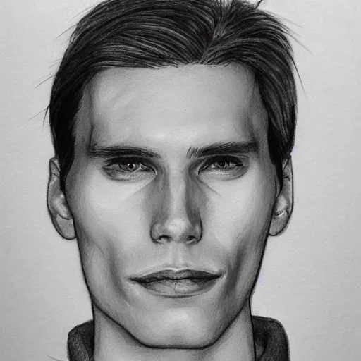 Prompt: jerma, pencil sketch