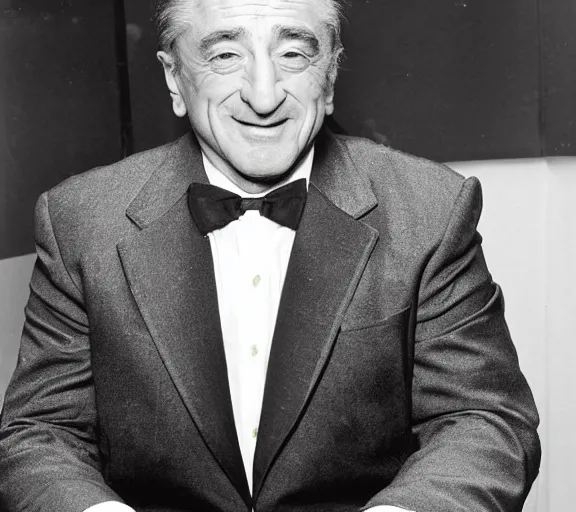 Image similar to a studio photograph of Robert DeNiro